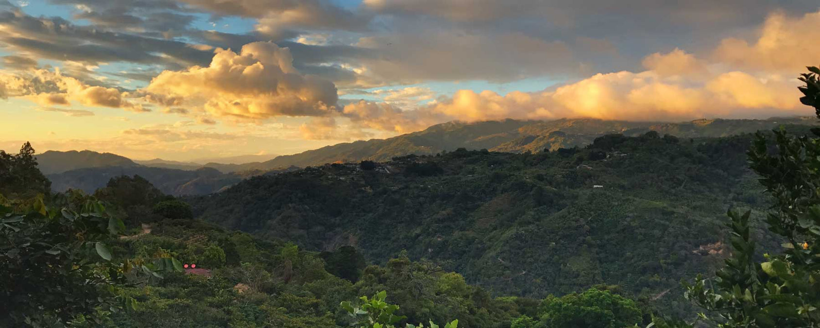 a mountain view of some mountains