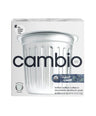 Cambio half-caff coffee pod 60ct packaging with a white background - front view