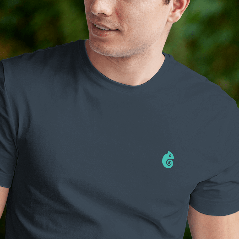 black cambio shirt on a man