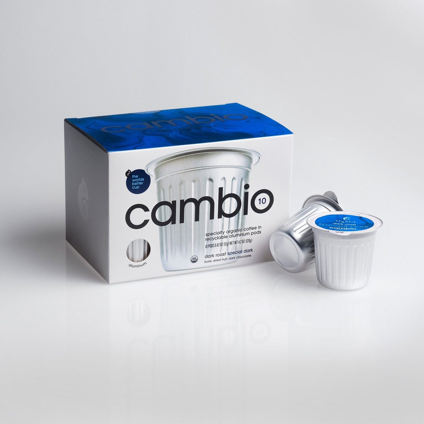 cambio roasters dark roast coffee pods