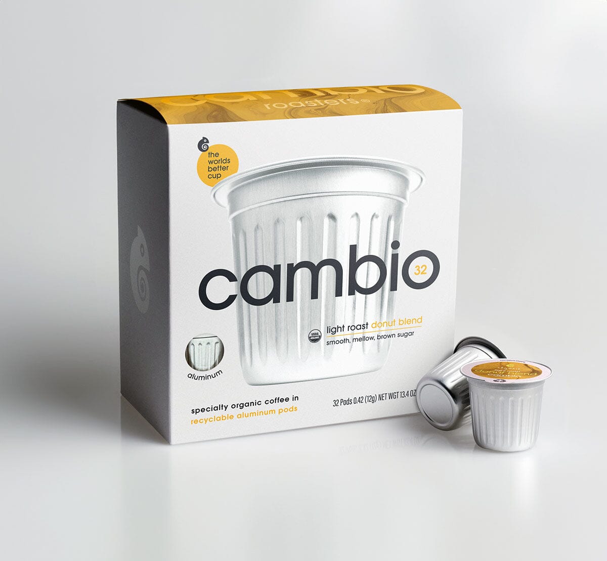 cambio light roast donut blend k-cups