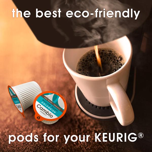 Keurig Coffee Pods Colombian Roast by Cambio Roasters