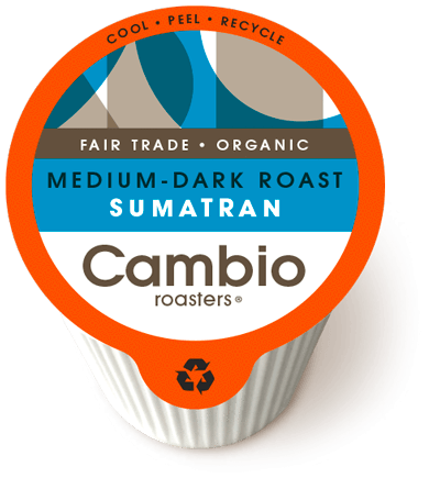 Sumatran Organic/Fair Trade Coffee Pods (Medium-Dark Roast)